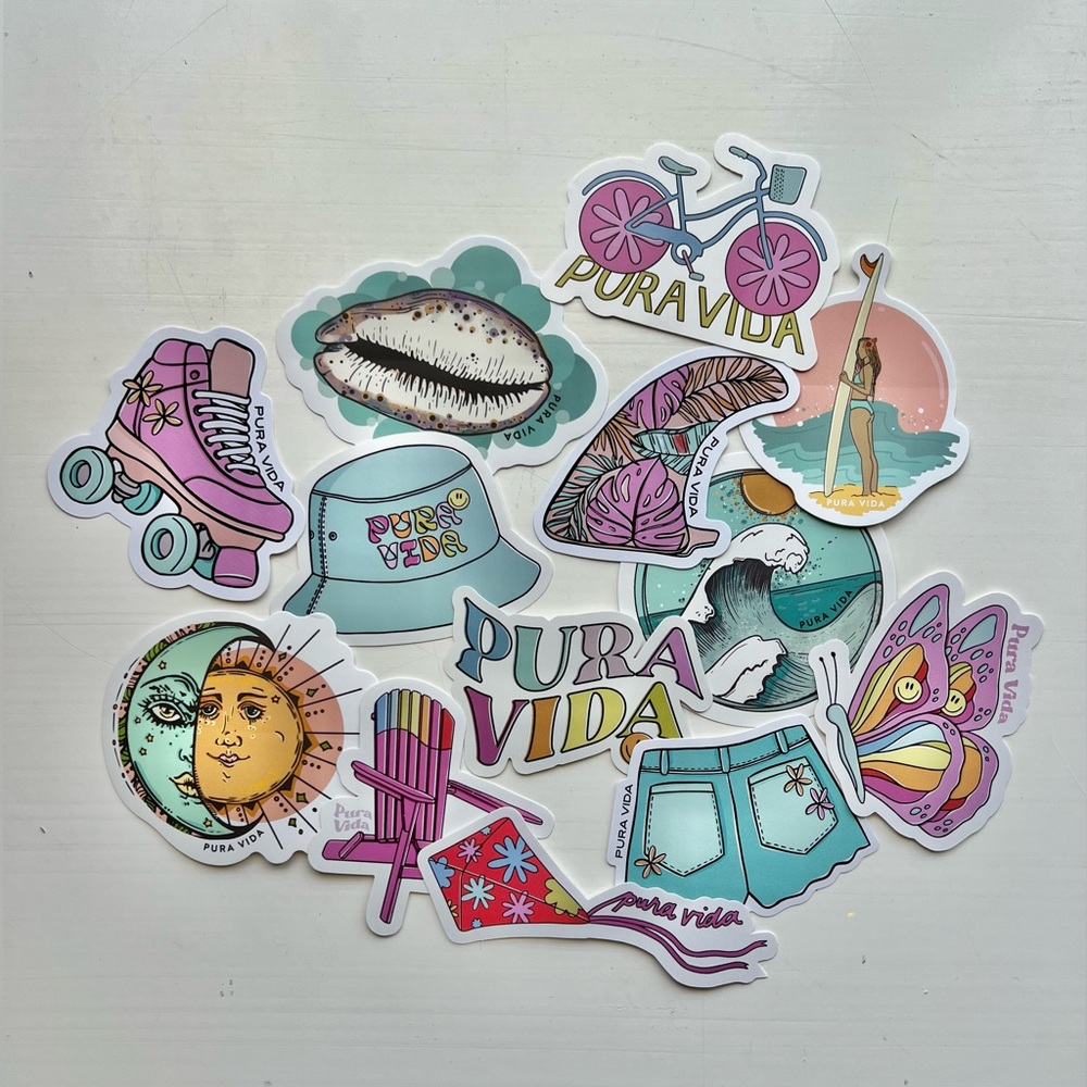 Pura Vida Sticker Pack | 13 stickers